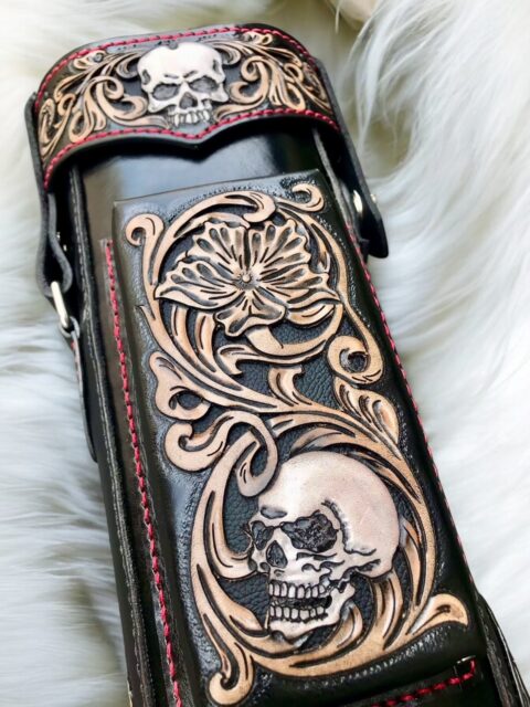 Skull Custom Cue Cases