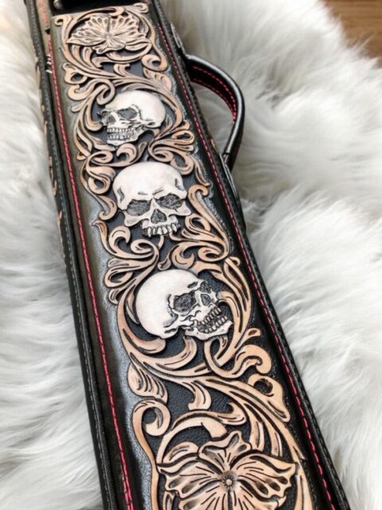 Skull Custom Cue Cases