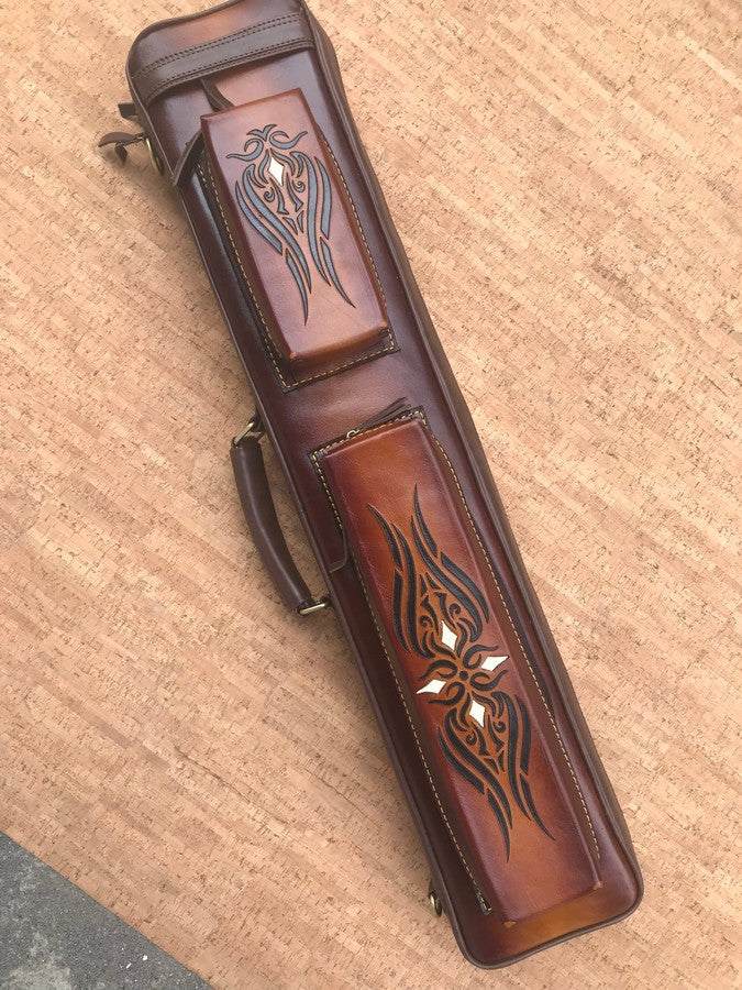 Custom Soft Leather Cue Cases