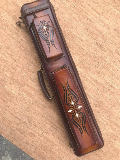 Custom Soft Leather Cue Cases