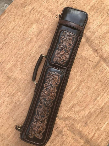 Custom Soft Leather Cue Cases