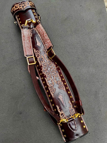 Stratta Single Tone Leather Cue Case