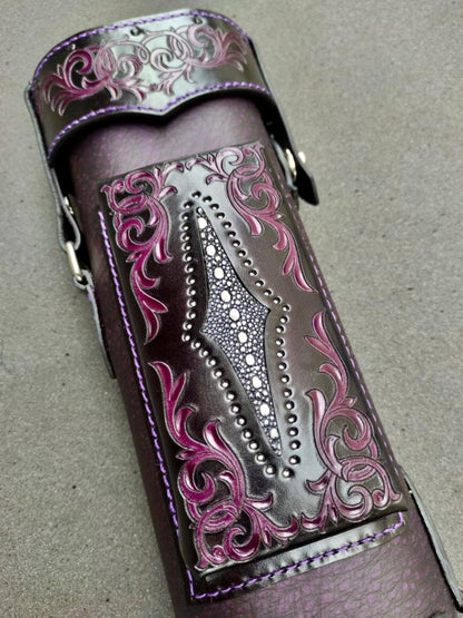 Stratta Single Tone Leather Cue Case