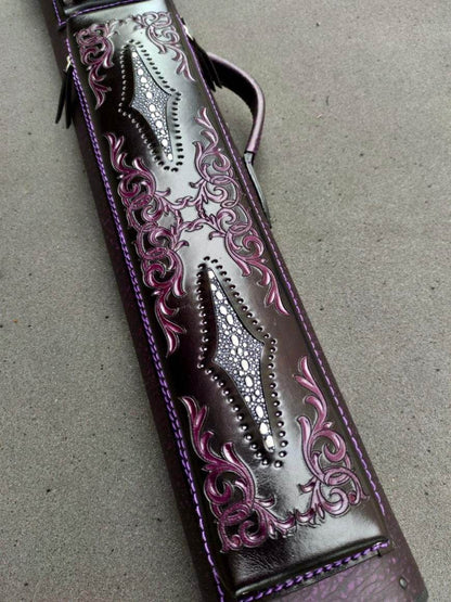 Stratta Single Tone Leather Cue Case