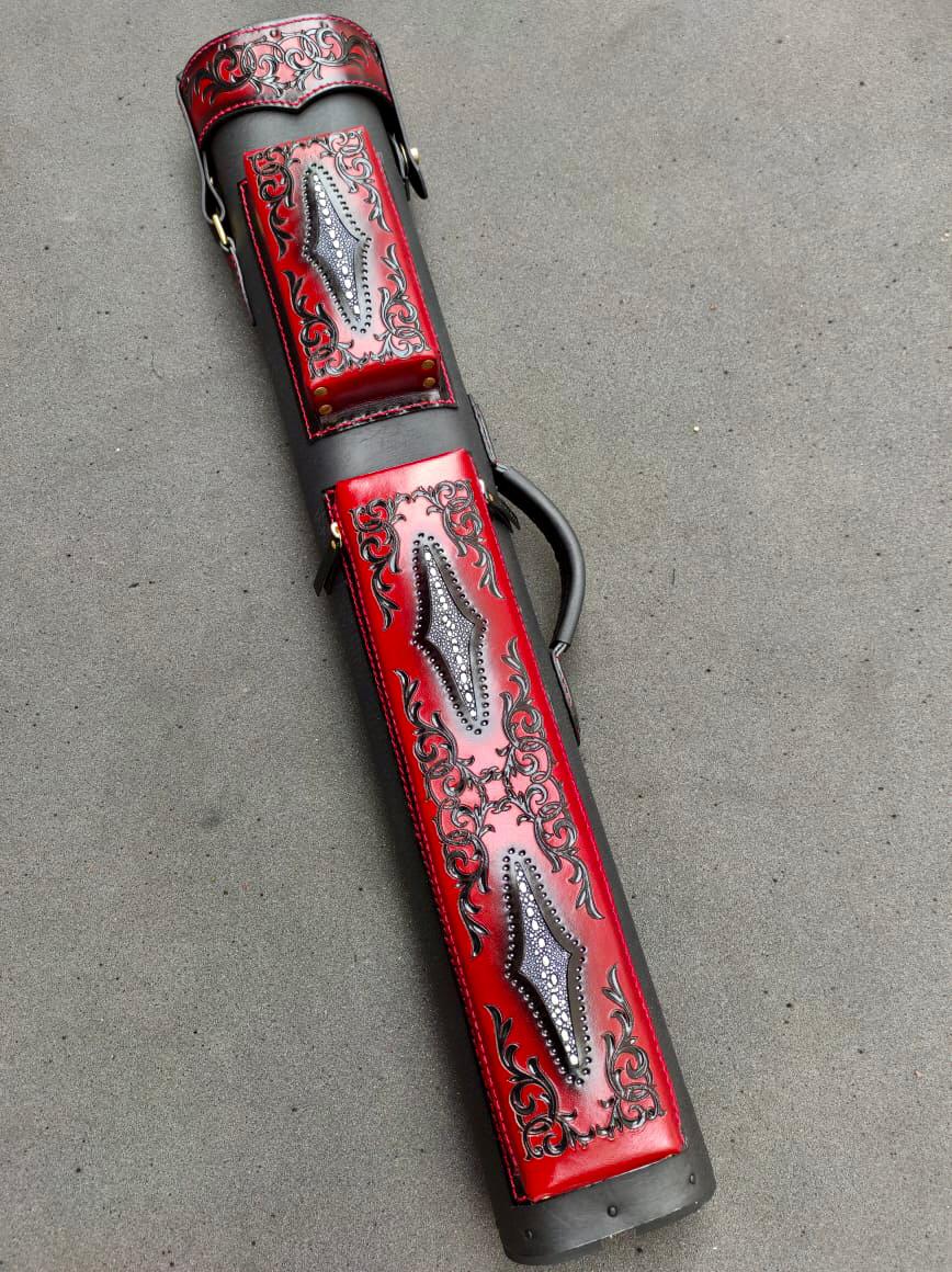 Stratta Dual Tone Leather Cue Case
