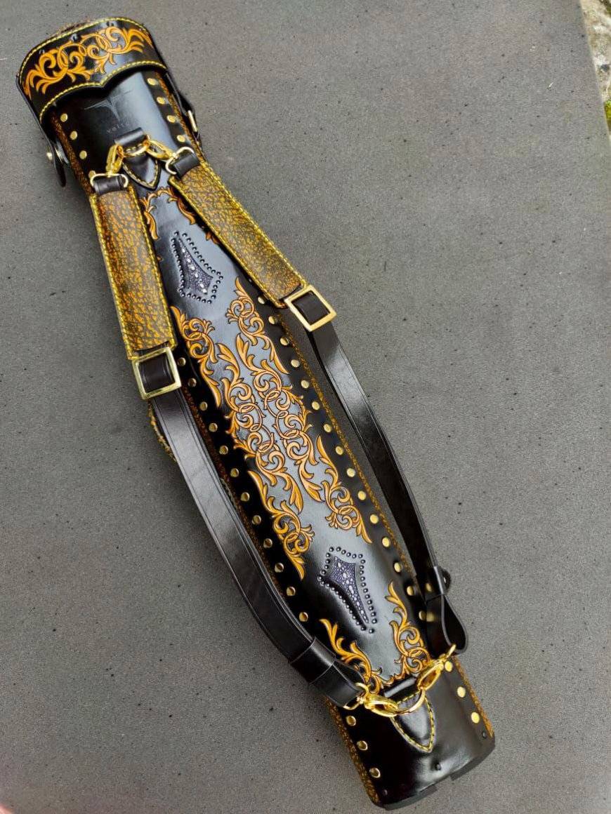 Stratta Single Tone Leather Cue Case