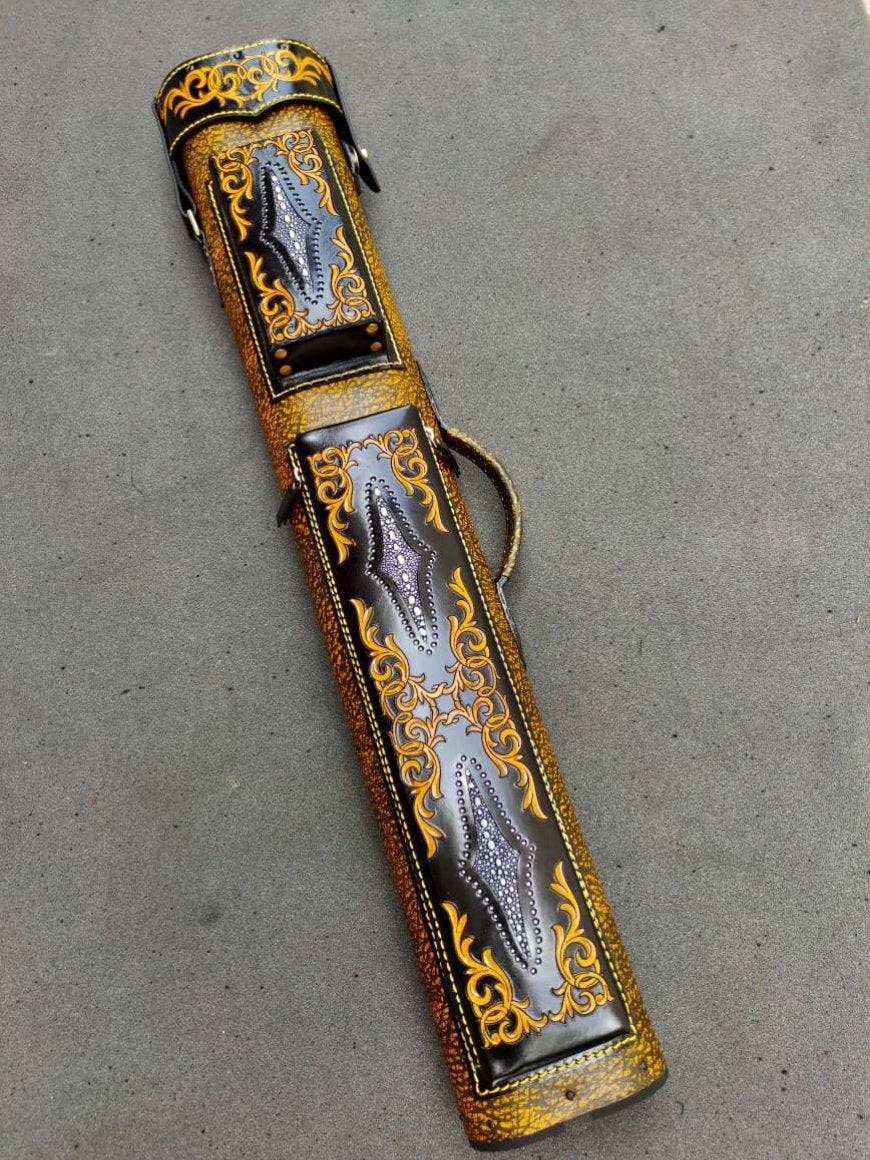 Stratta Single Tone Leather Cue Case