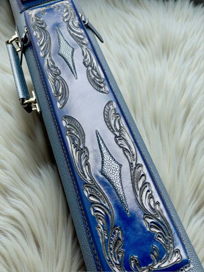Throne Stingray Leather Cue Case