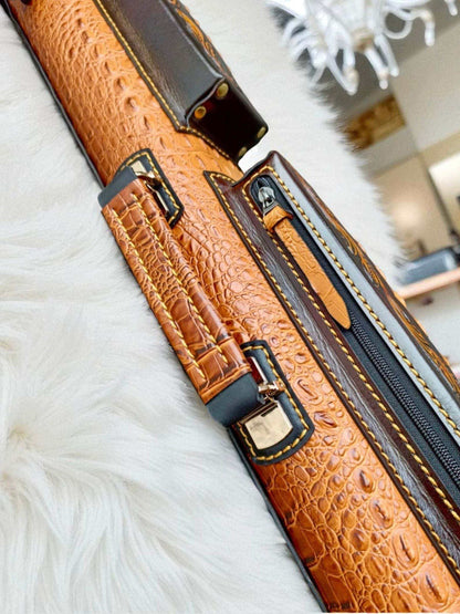 Throne Crocodile Leather Cue Case