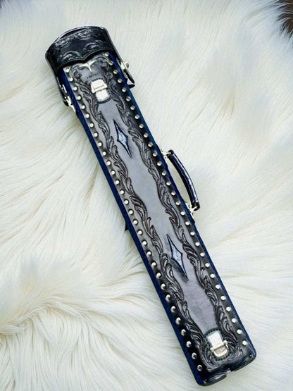 Throne Crocodile Leather Cue Case