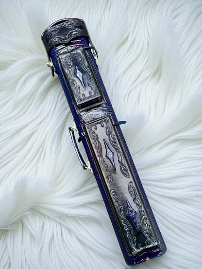Throne Crocodile Leather Cue Case