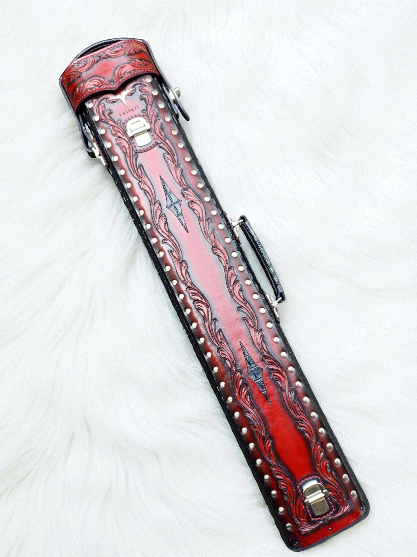 Throne Crocodile Leather Cue Case