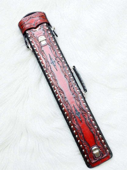 Throne Crocodile Leather Cue Case