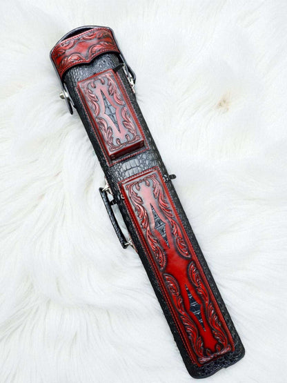 Throne Crocodile Leather Cue Case