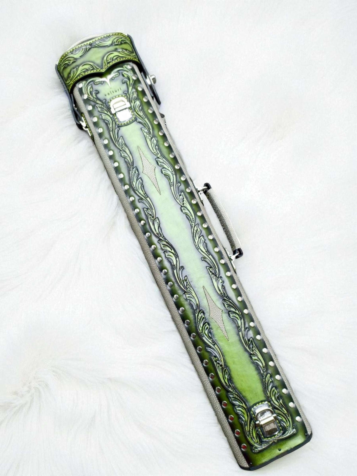 Throne Stingray Leather Cue Case