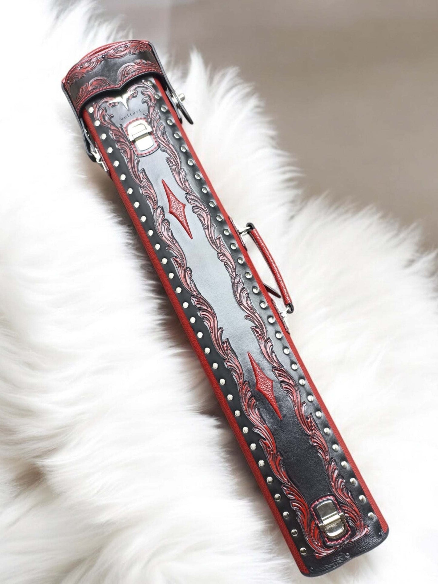 Throne Stingray Leather Cue Case