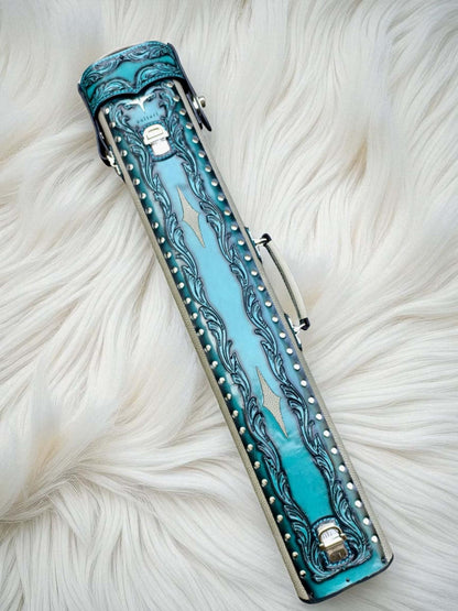 Throne Stingray Leather Cue Case