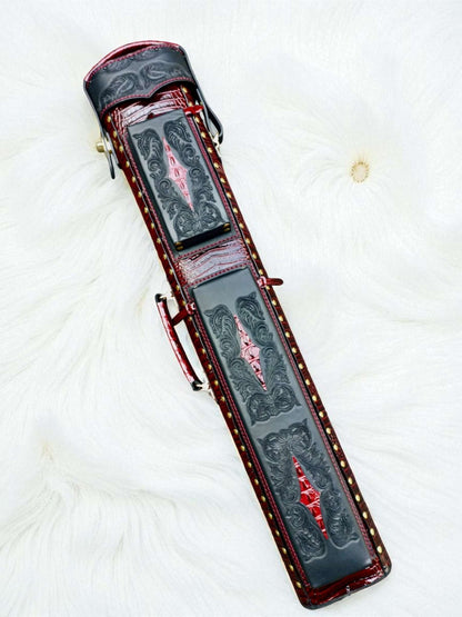 Vicri Crocodile Leather Cue Case