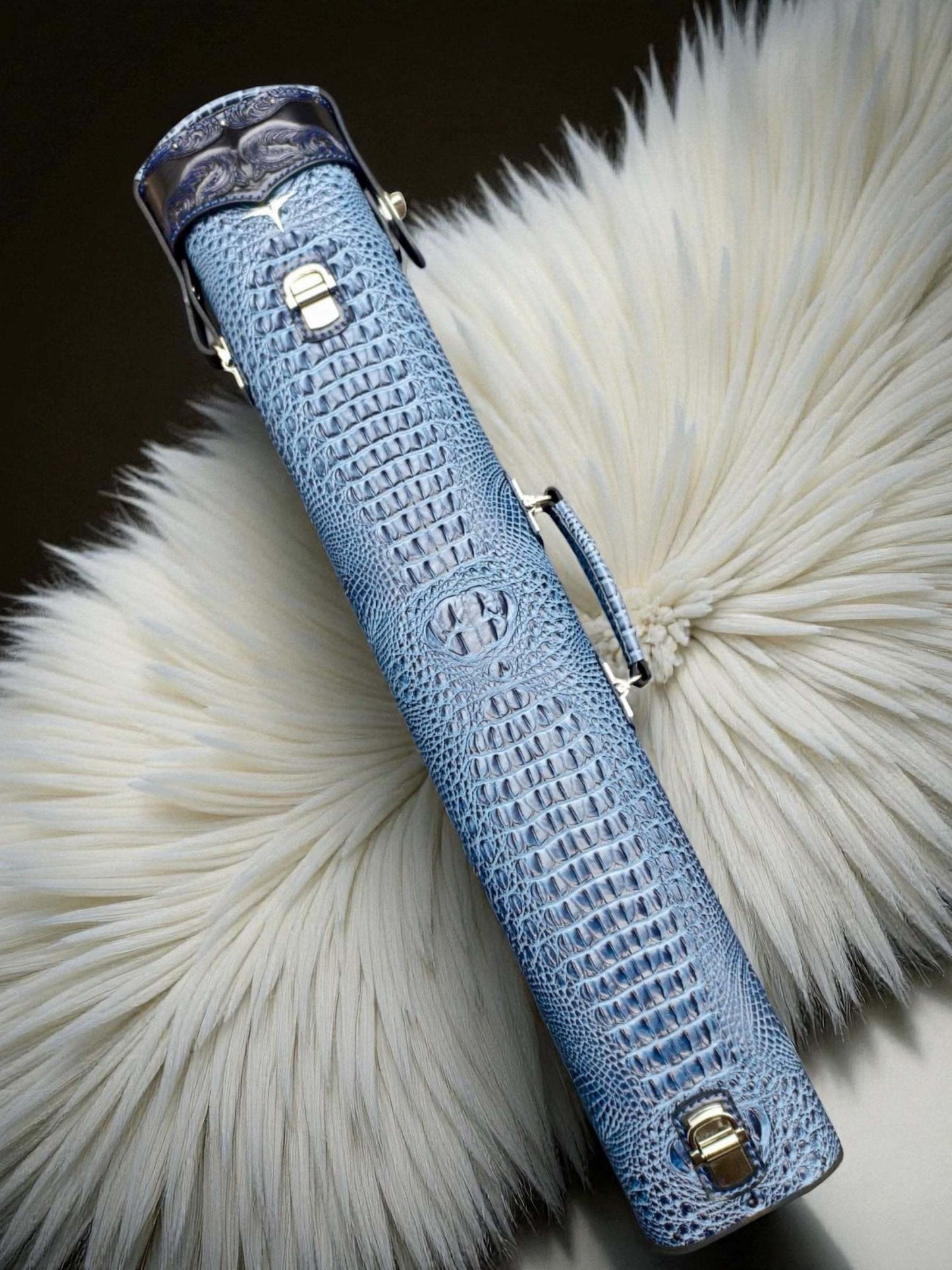 Vicri Crocodile Leather Cue Case