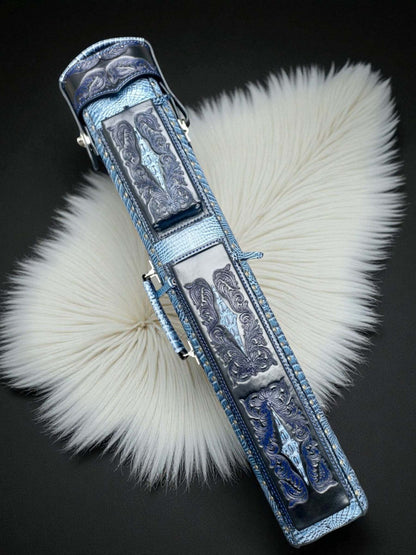 Vicri Crocodile Leather Cue Case