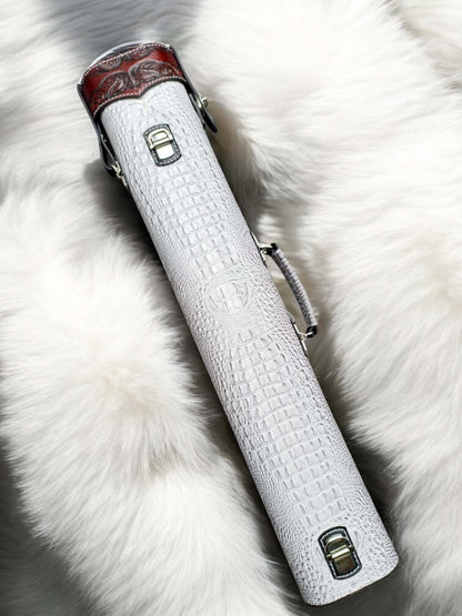 Vicri Crocodile Leather Cue Case