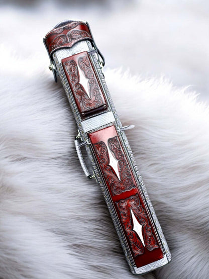 Vicri Crocodile Leather Cue Case