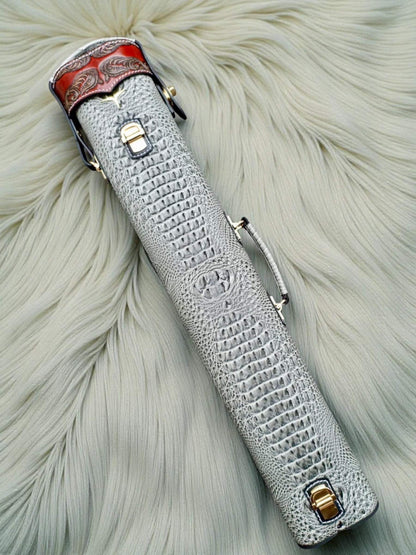 Vicri Crocodile Leather Cue Case