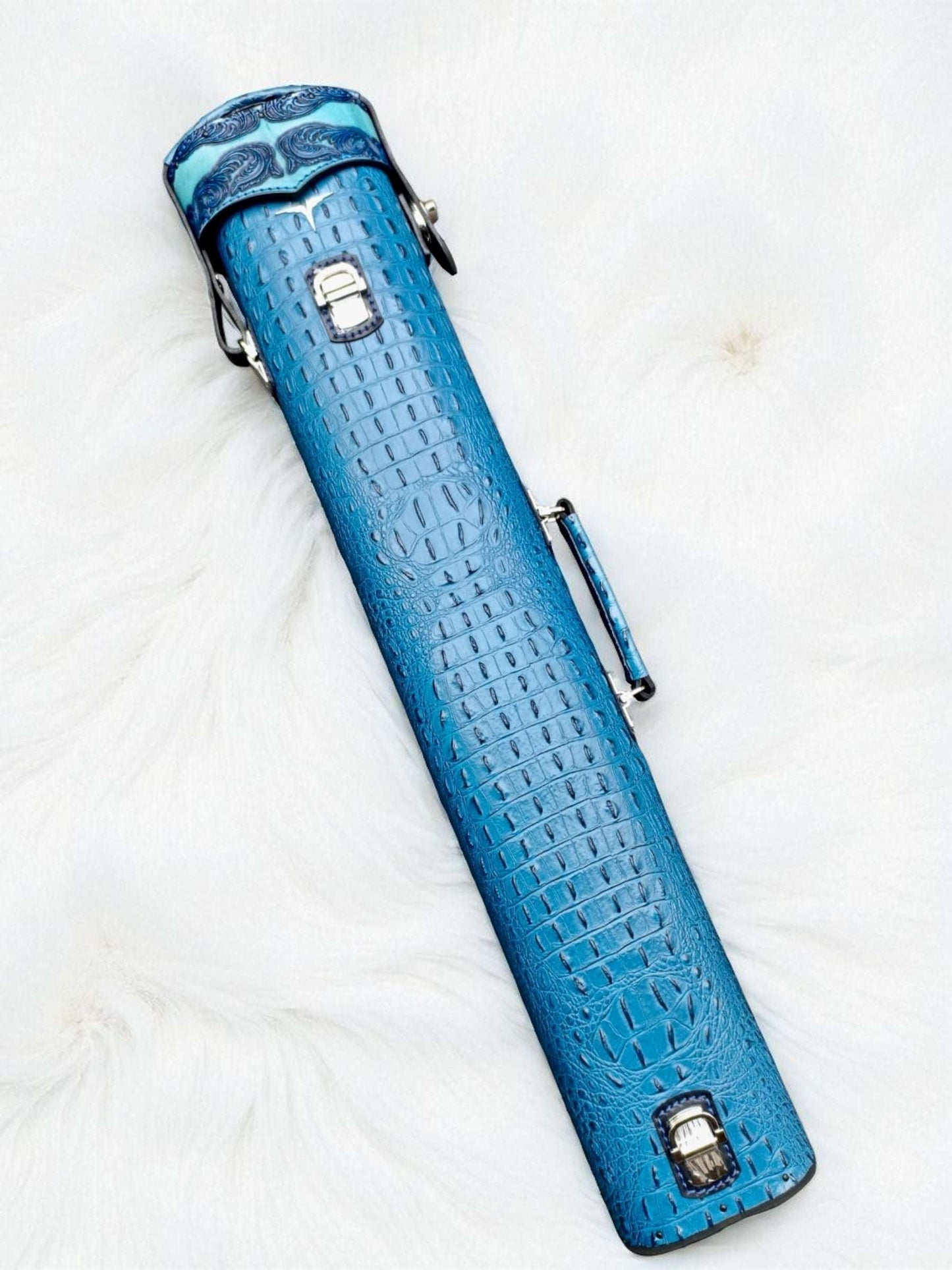 Vicri Crocodile Leather Cue Case