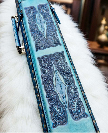 Vicri Crocodile Leather Cue Case