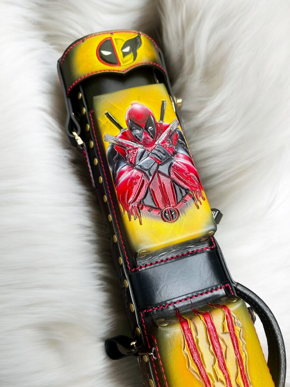 Wolverine Deadpool Custom Cue Case