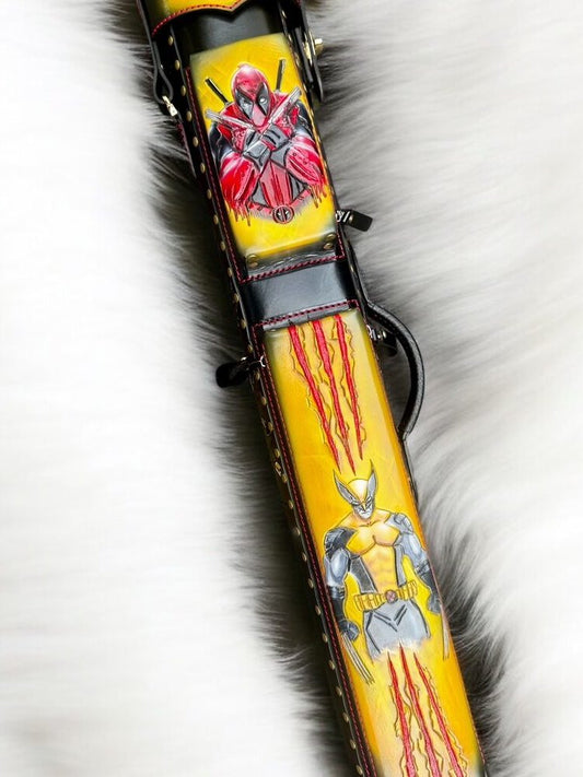 Wolverine Deadpool Custom Cue Case